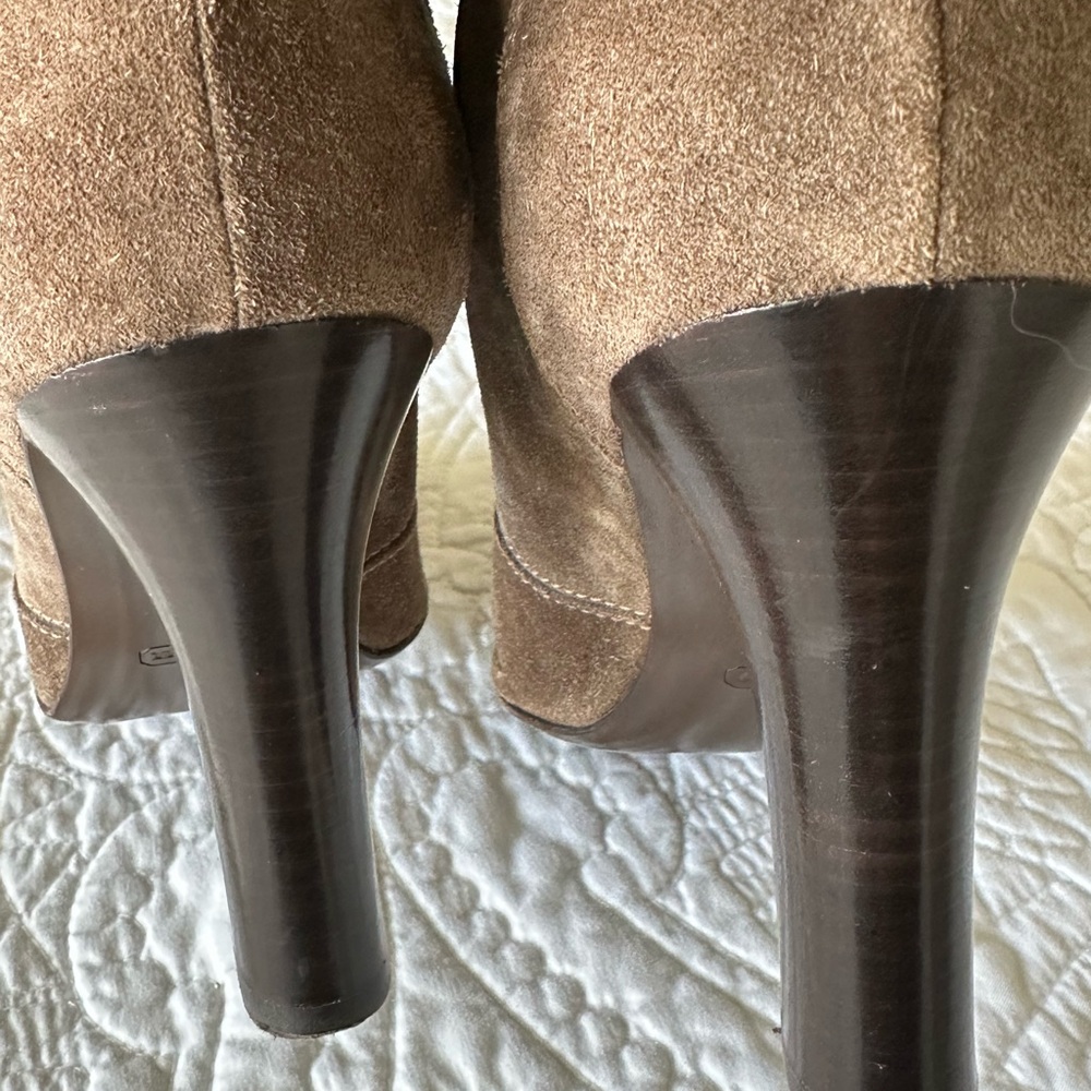 Coach Suede Heeled Boots - Picture 12 of 16